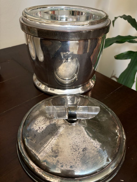 Vintage MCM Apollo Silver Plate Ice Bucket B.R.S. 8.5in