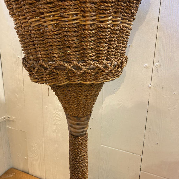 Vintage Wicker Plant Stand