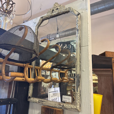 Vintage white mirror
