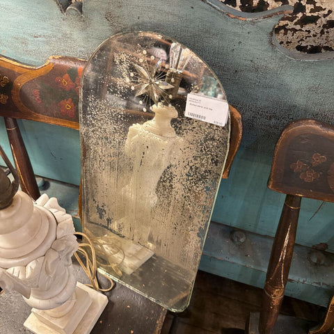Etched mirror arch top