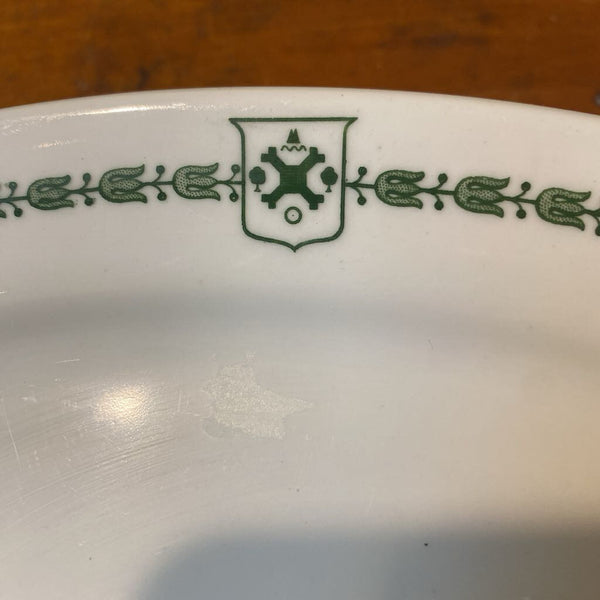 1924 Antique Restaurant Ware Plate Made Exclusively for The Edgewater Beach Hotel Chicago 11 x 7