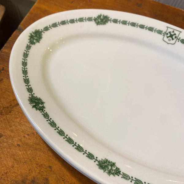 1924 Antique Restaurant Ware Plate Made Exclusively for The Edgewater Beach Hotel Chicago 11 x 7