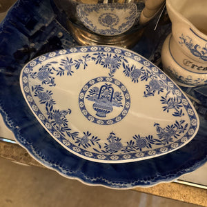 Blue and White Jackson China Dish