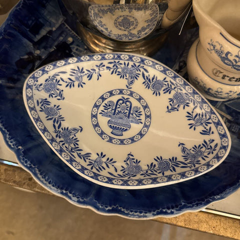 Blue and White Jackson China Dish
