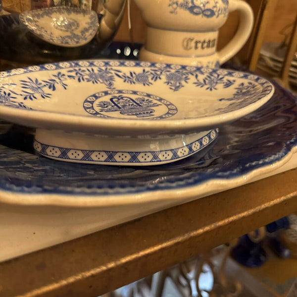 Blue and White Jackson China Dish