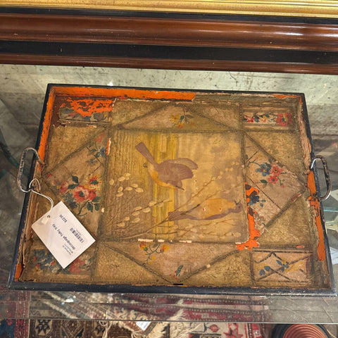 decoupage folky tray