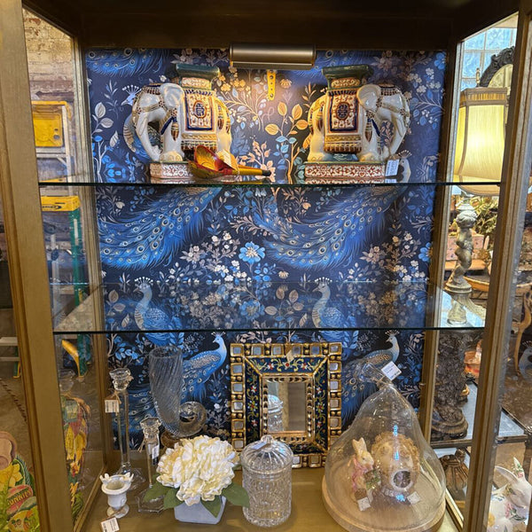 Gold Peacock Cabinet 6ft tall x 16deep x 35wide