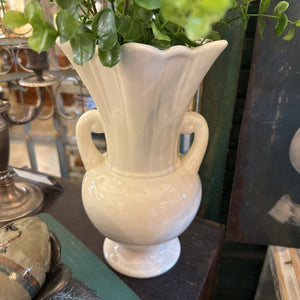 Ivory Art Deco Vase