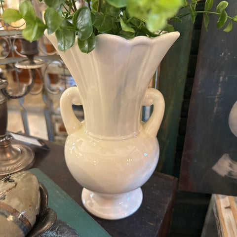 Ivory Art Deco Vase