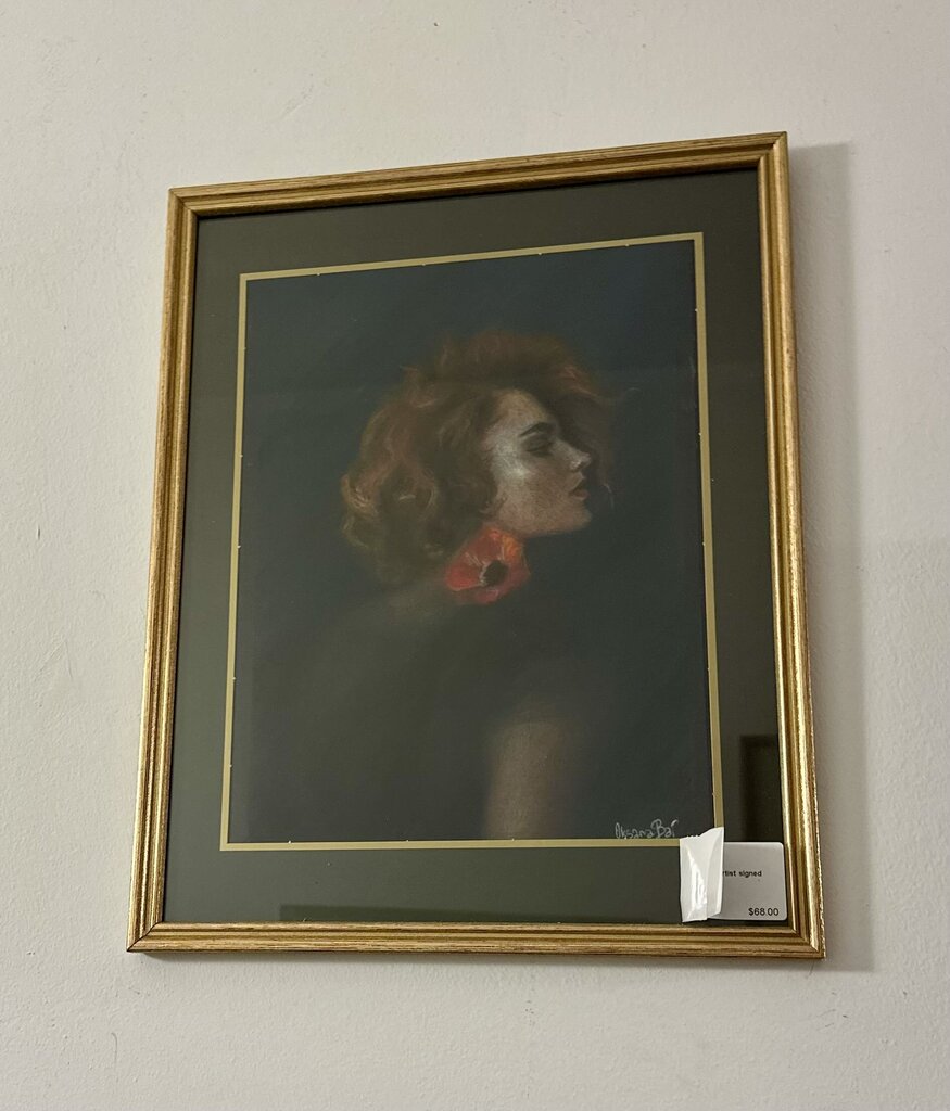 14.5x 11.5 portrait artist signed