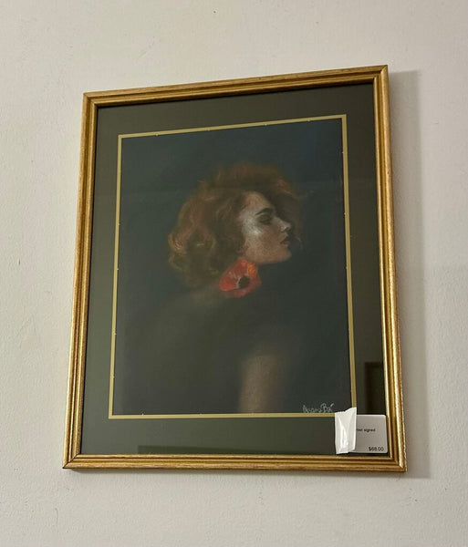 14.5x 11.5 portrait artist signed