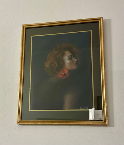 14.5x 11.5 portrait artist signed