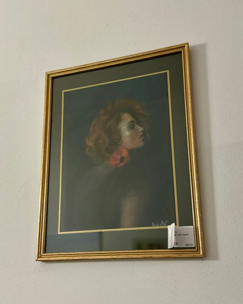 14.5x 11.5 portrait artist signed