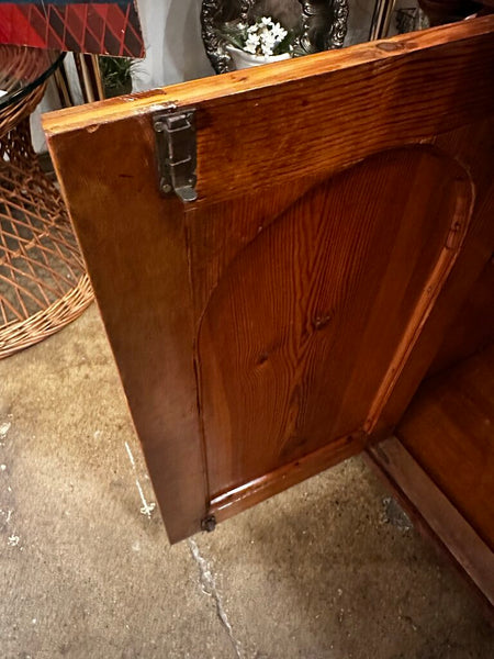 ANTIQUE COMMODE, WITH KEY 35"H x 18"D x 31"H