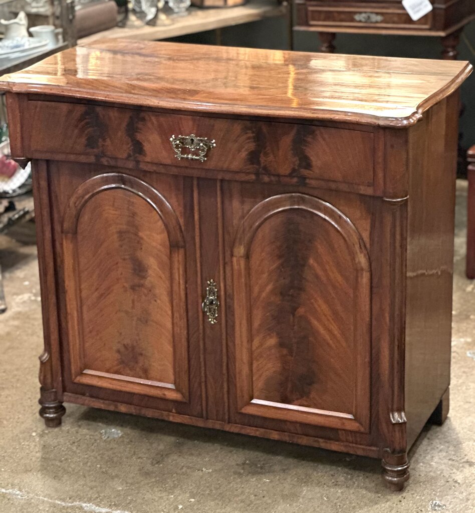 ANTIQUE COMMODE, WITH KEY 35"H x 18"D x 31"H