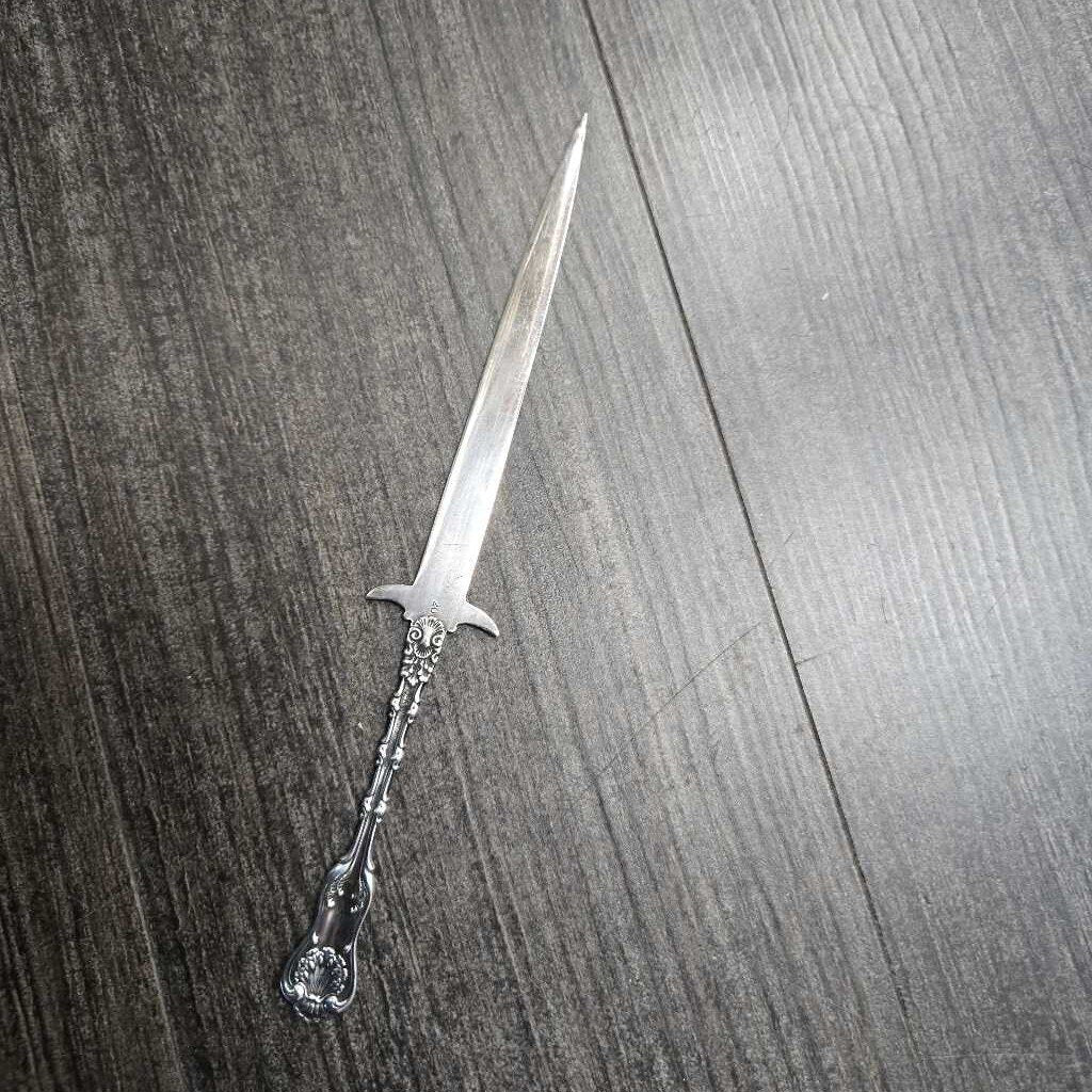 Sterling letter opener 7"