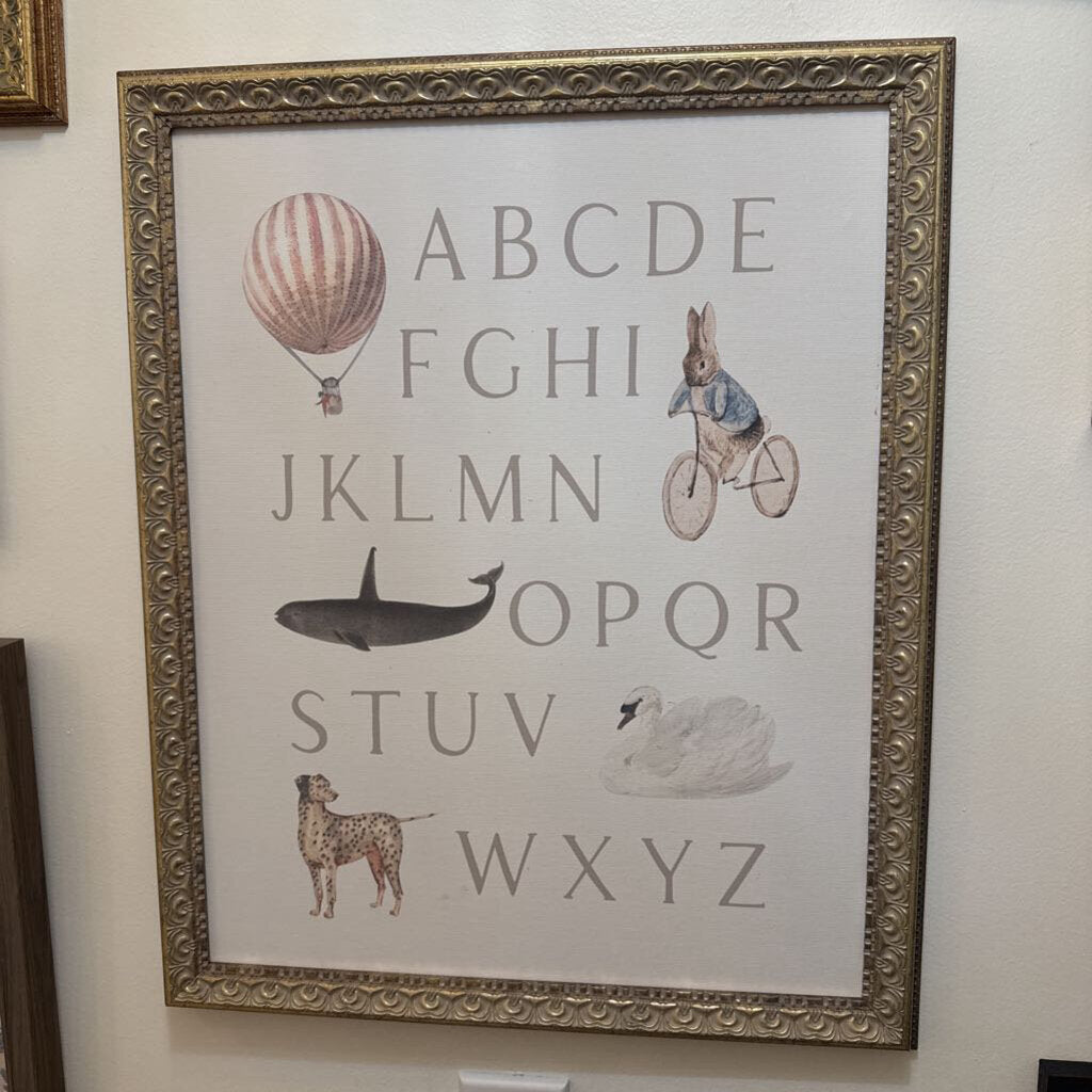Alphabet Art 18x22