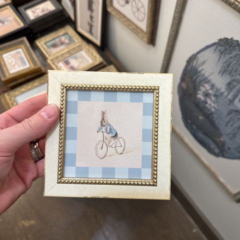 Checkered Bunny Bike Artwork