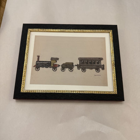 toy train artwork