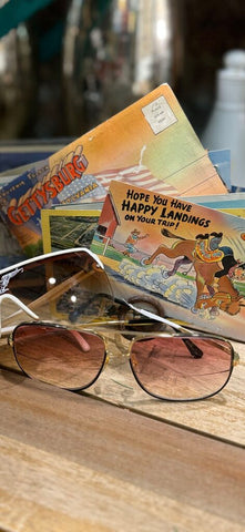 Retro glasses wire