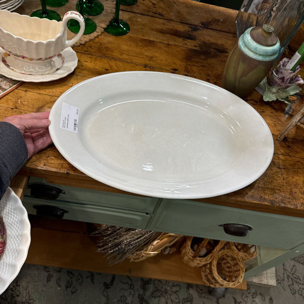 Ironstone platter oval