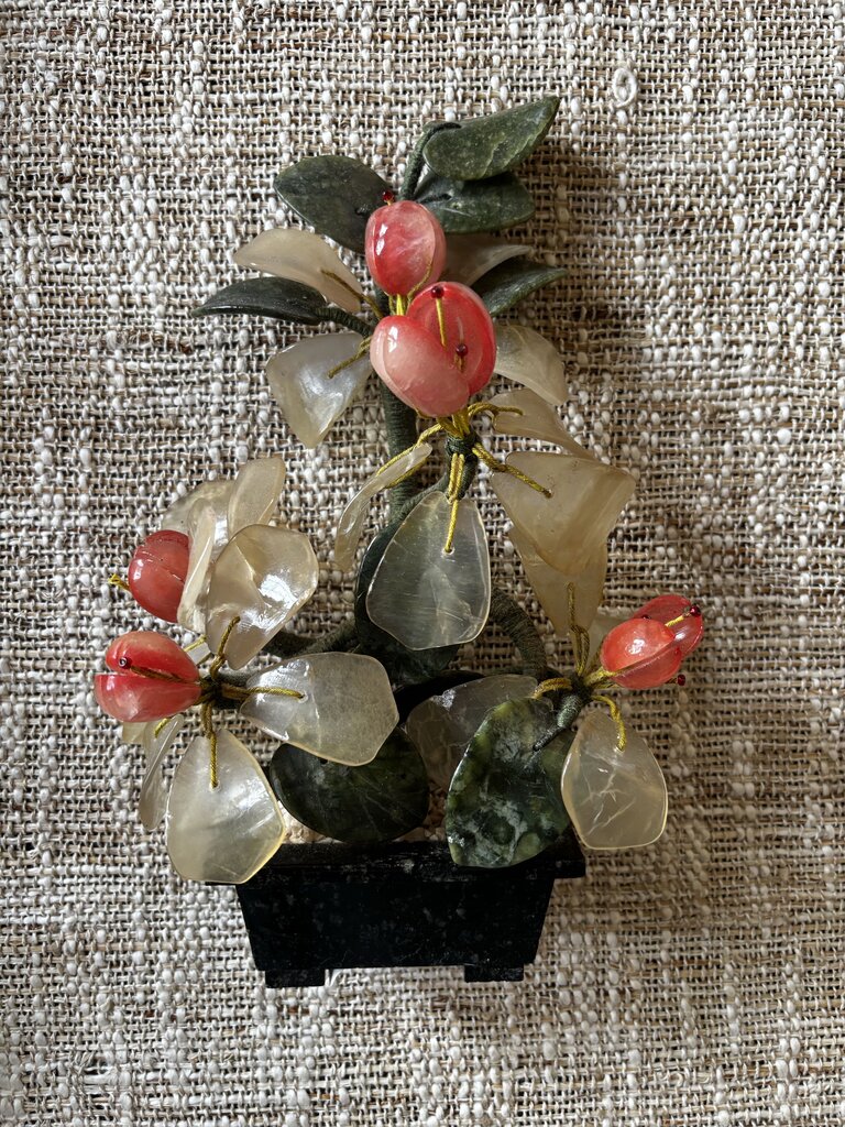 Jade Floral Blossom Tree 6"