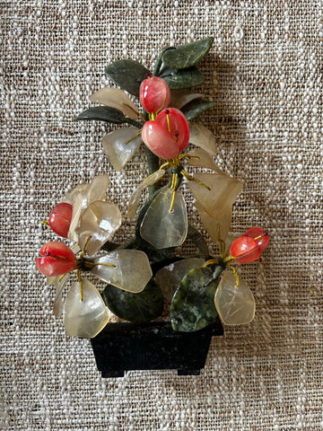 Jade Floral Blossom Tree 6"