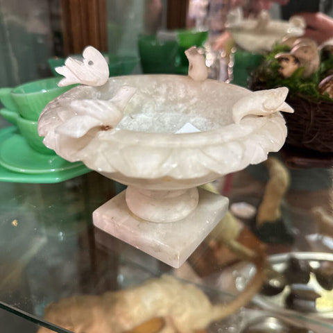 Alabaster Bird Bath (FIRM)