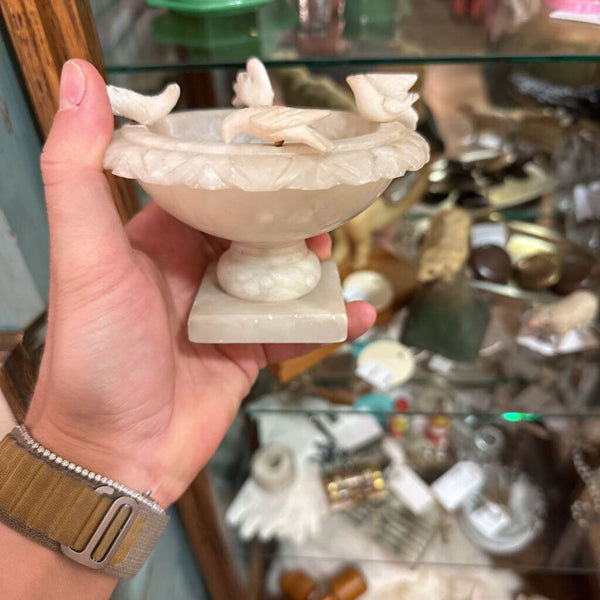 Alabaster Bird Bath (FIRM)