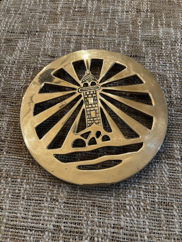 Brass Lighthouse Trivet
