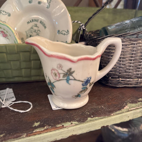 Pink Stripe Creamer