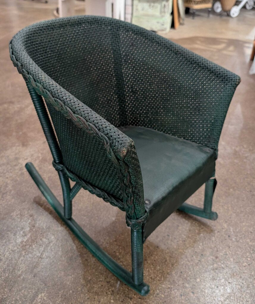 Antique Childs Wicker Rocker STORE PICK UP ONLY