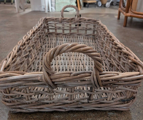 Large Rattan Basket Grocery Store 30x15 STORE PICK UP