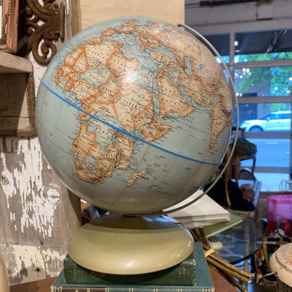 Vintage Rand McNally Globe 12" x 15"