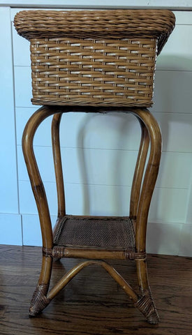 Vintage Rattan Fern Stand 30x13 STORE PICK UP