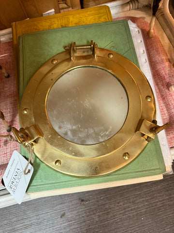 Decorative Brass Porthole Mirror W1858