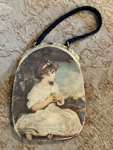 Vintage Purse Made In Spain Young Girl