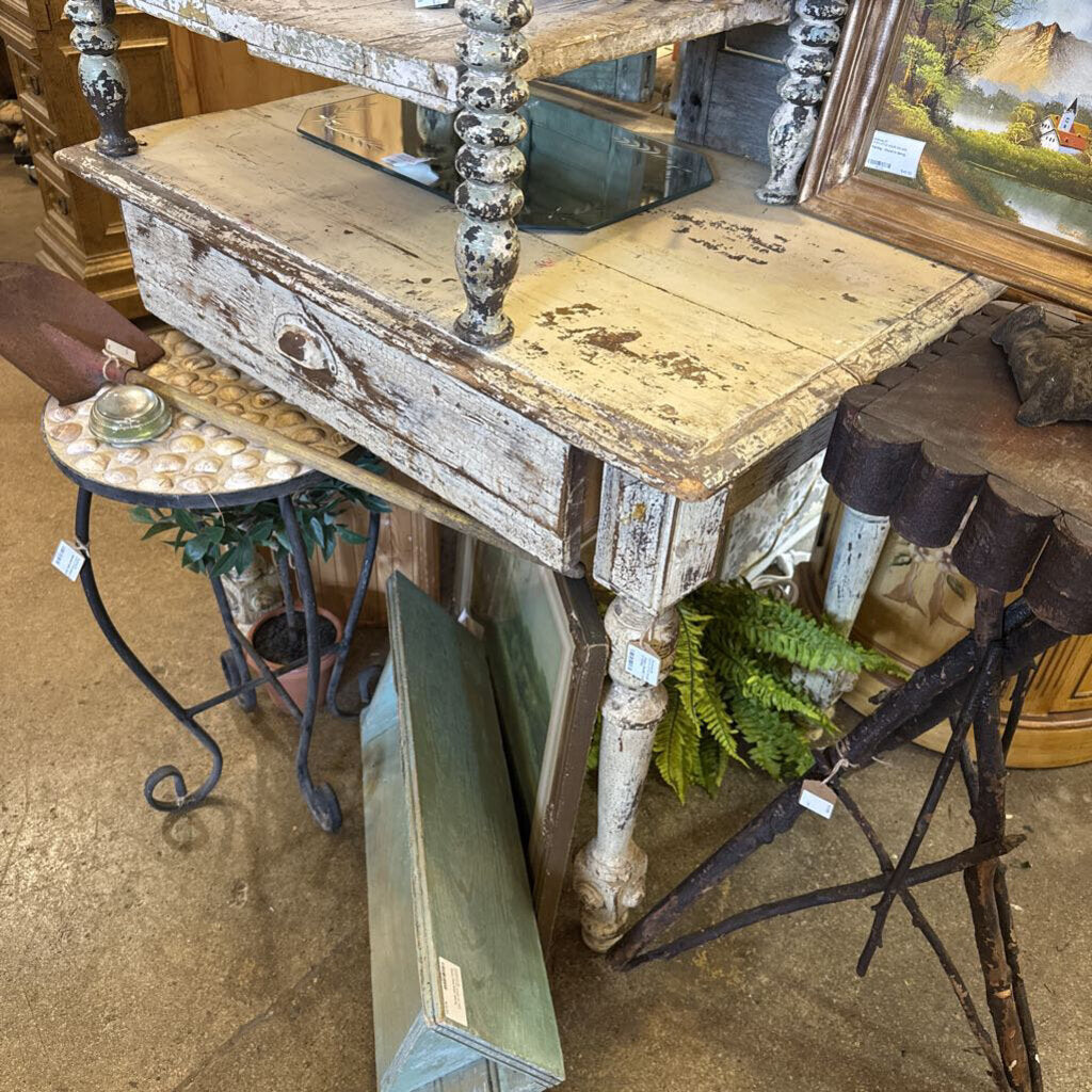 Chippy Garden Table. 35w x 31tall x 25deep