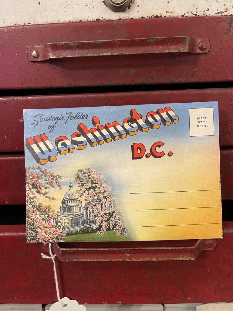 Jens Fresh Vintage ~ vintage Washington DC postcard booklet