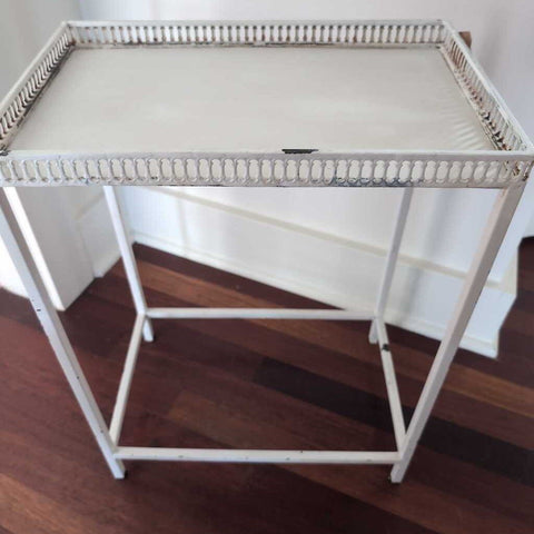 Sweet Vintage Metal Table 11x16 IN STORE PICKUP ONLY