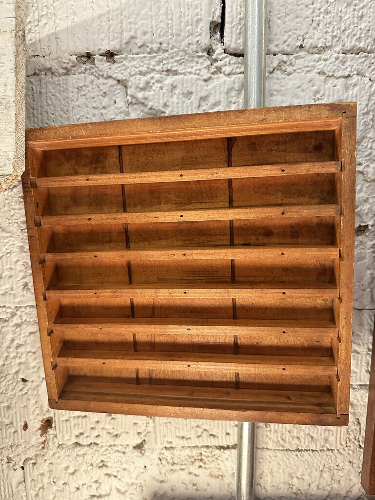 Wood print block rack 11x11