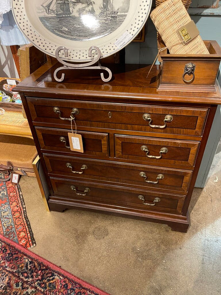 Drexel 5 drawer mahogany chest as is
