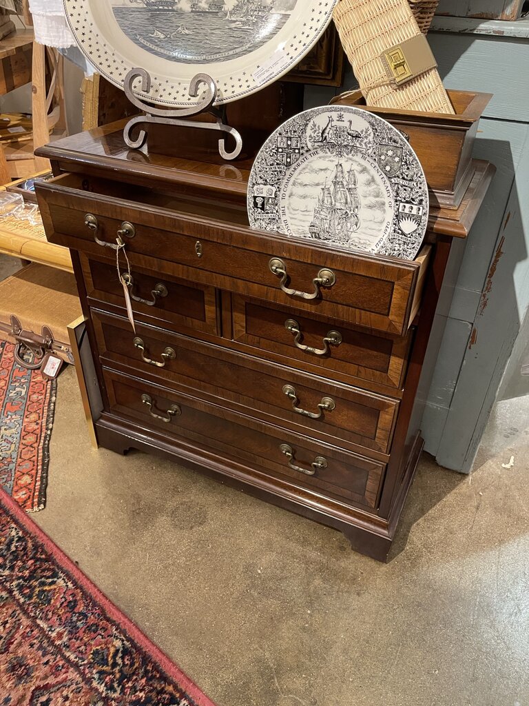 Drexel 5 drawer mahogany chest as is