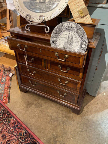 Drexel 5 drawer mahogany chest as is