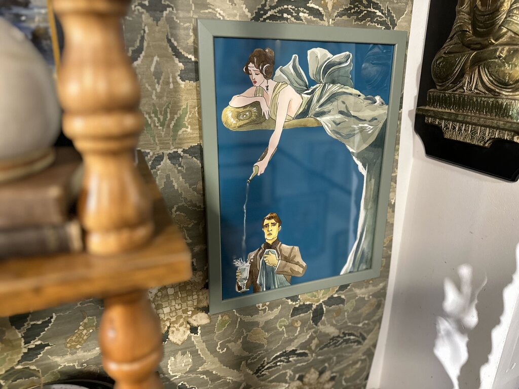 Surrealism bar, original art