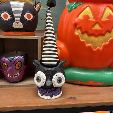 Moxie - Owl in Hat Decor - 11"
