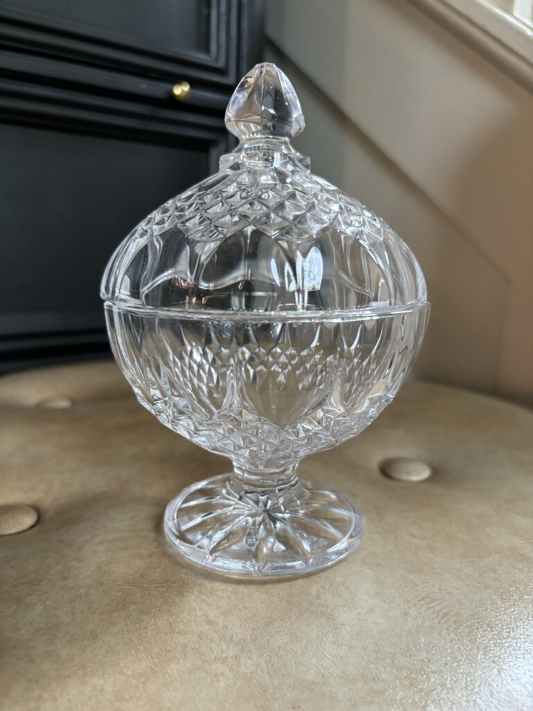 Crystal Candy Dish 6in