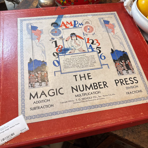 Vintage Magic Number Press