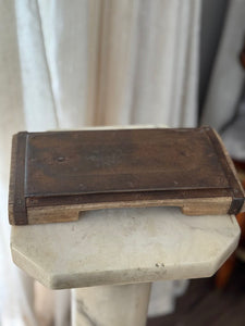 Primitive wood and metal riser