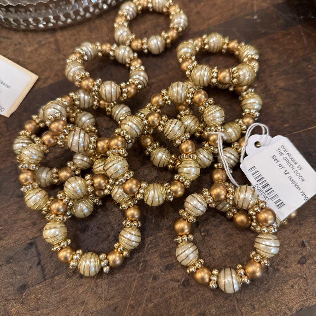 Set of 12 napkin rings